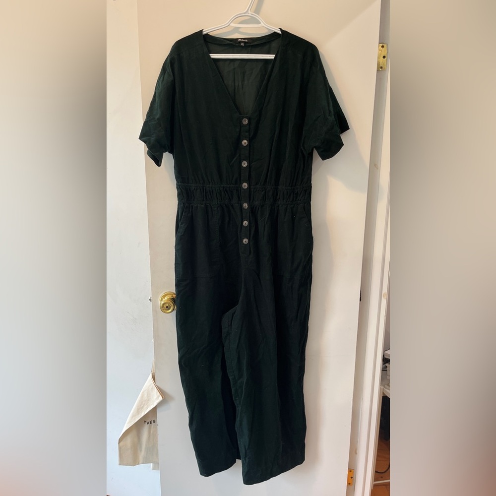 Corduroy Sophia Straight-Leg Jumpsuit - Picture 2 of 2